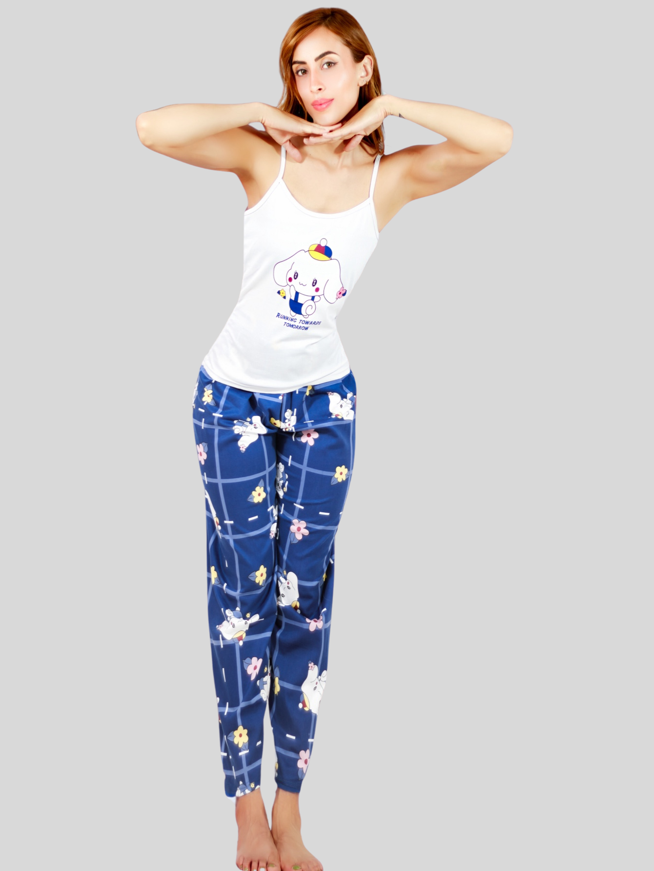 Foto 3 pulgar | Set De 2 Conjunto Pijama Mujer Blusa Y Pantalón Dama Pij-086 D5/d6 Piyama Pyjama