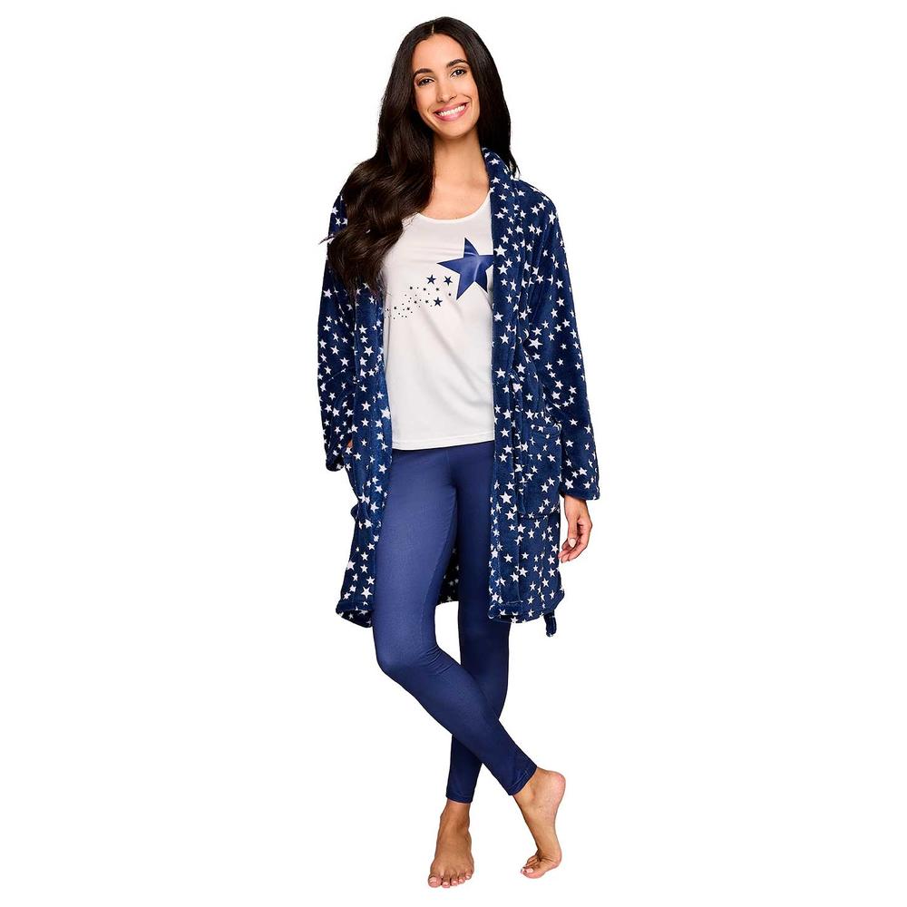 Pijama 3 Piezas Ilusión 77127 Azul Marino