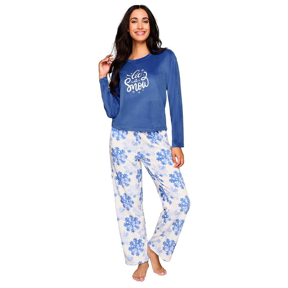Pijama Larga Ilusión 77126 Azul
