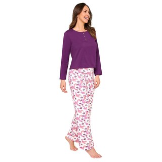 Foto 2 | Pijama Larga Ilusión 77123 Purpura