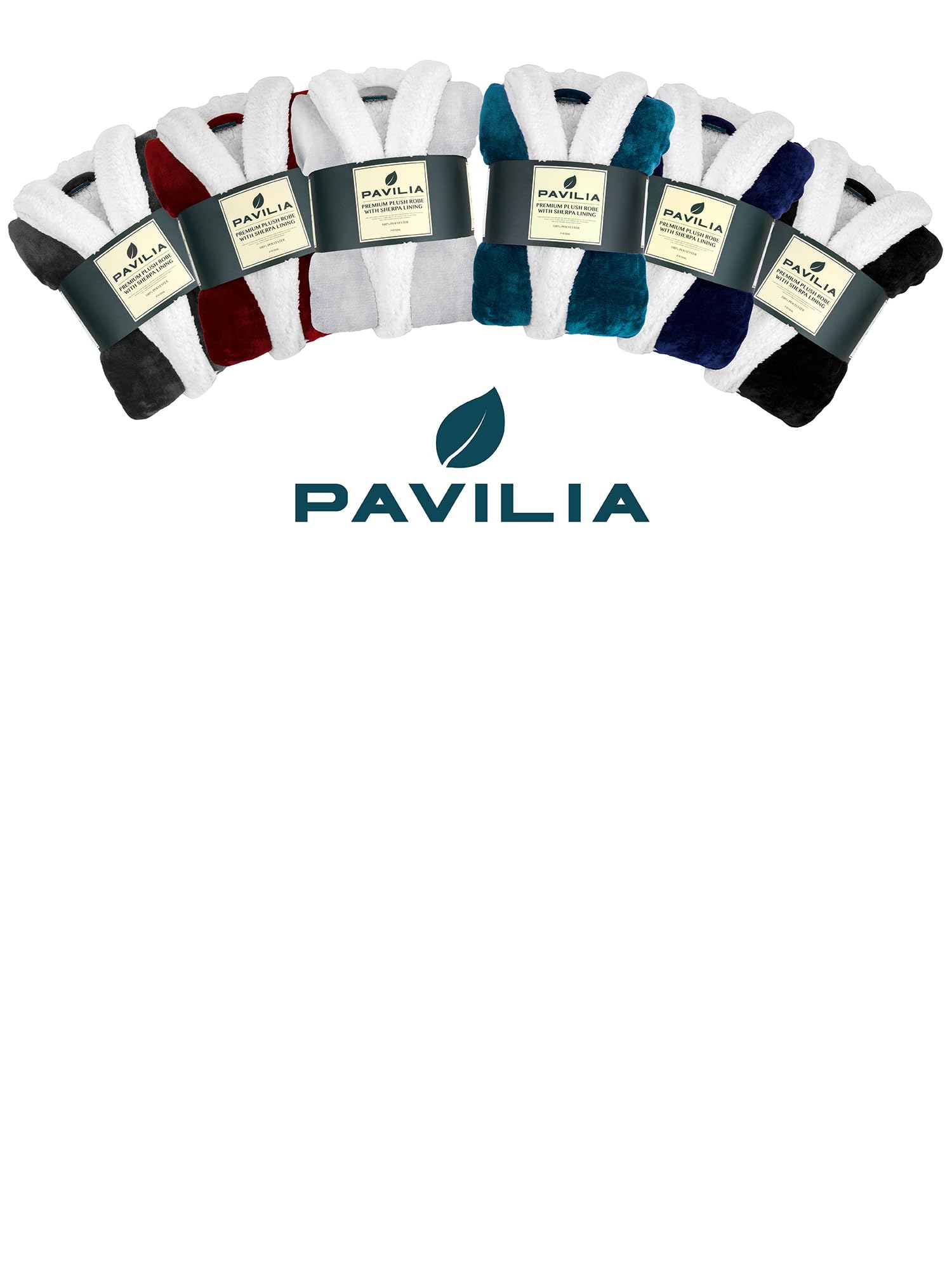 Foto 7 pulgar | Forro Polar Sherpa Robe Pavilia Premium Para Mujer Con Ribete Satinado - Venta Internacional.