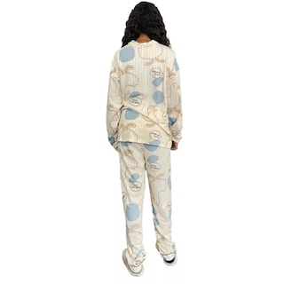 Foto 2 | Pijama Para Mujer Conjunto 2 Piezas Con Botones Y Diseño Patos