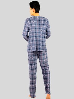 Foto 3 | Pijama De Hombre Afelpada Pantalón Sudadera Tela Pij-055-2-hom D39 Polar Suave
