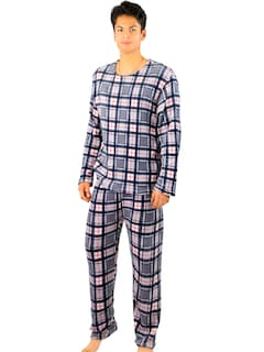 Foto 1 | Pijama De Hombre Afelpada Pantalón Sudadera Tela Pij-055-2-hom D38 Polar Suave