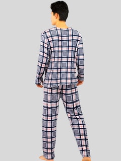 Foto 3 | Pijama De Hombre Afelpada Pantalón Sudadera Tela Pij-055-2-hom D38 Polar Suave