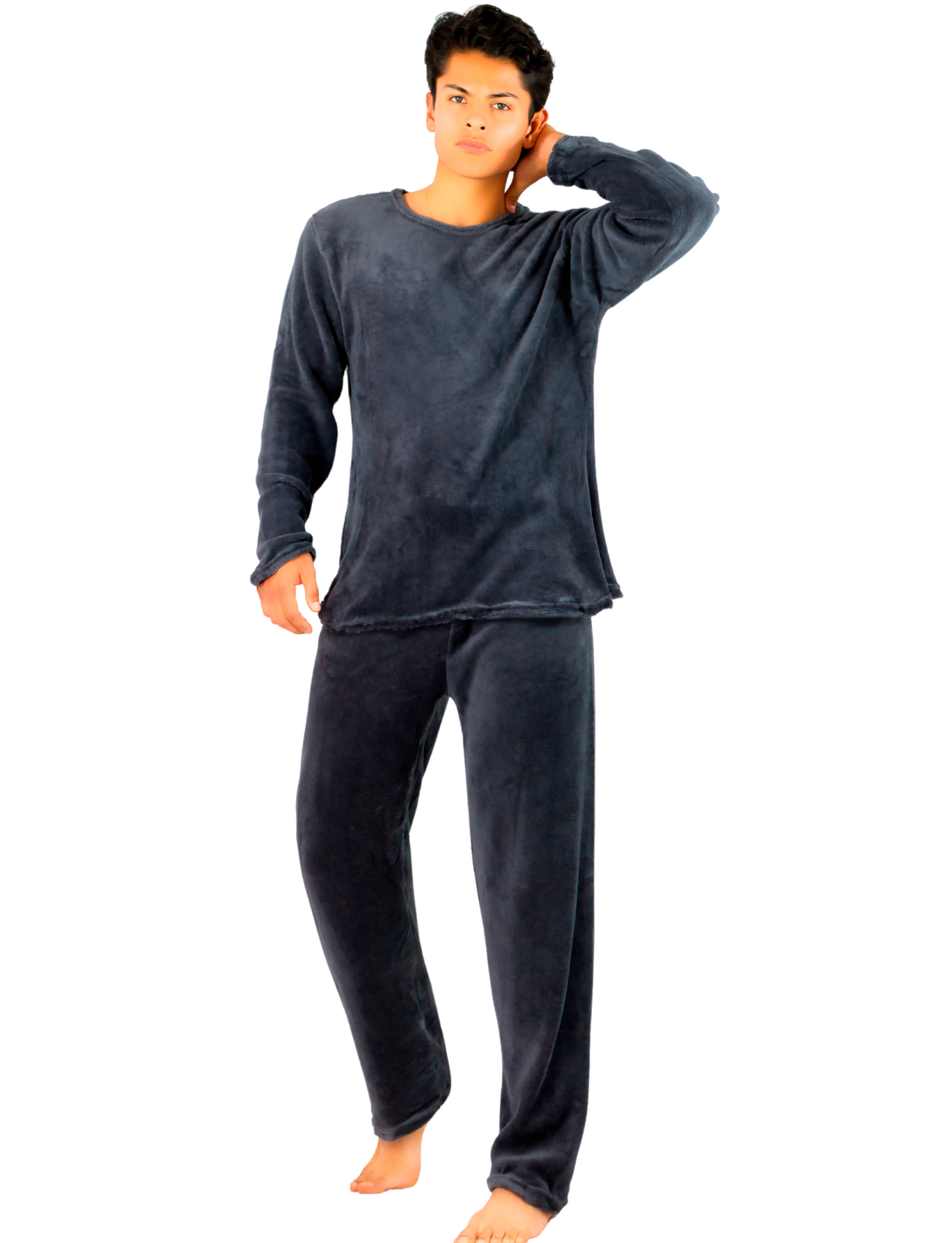 Foto 1 | Pijama De Hombre Afelpada Pantalón Sudadera Tela Pij-055-2-hom D32 Polar Suave