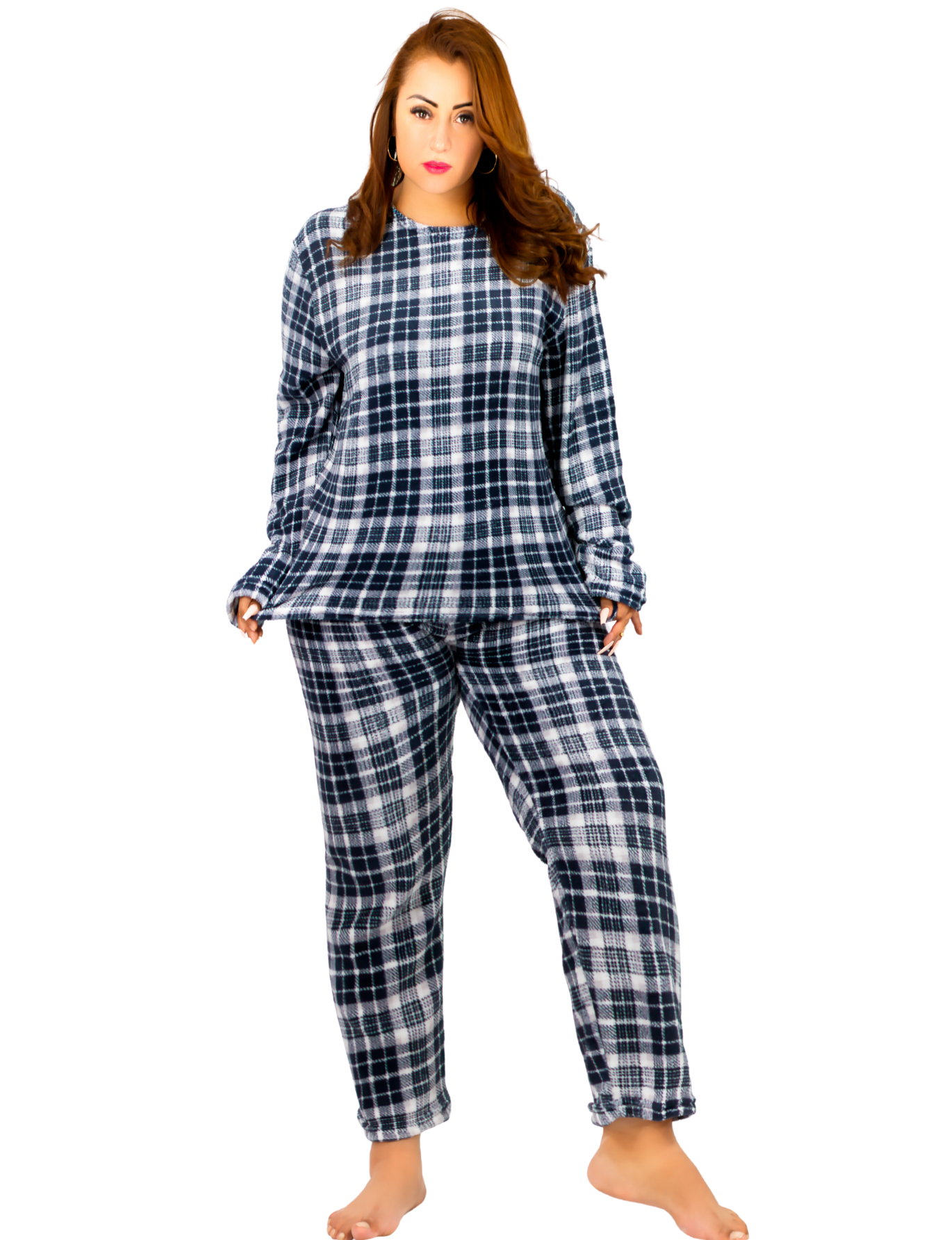 Foto 1 | Pijama Afelpada Mujer Polar Pij-055-2-mje D36 Pantalón Sudadera
