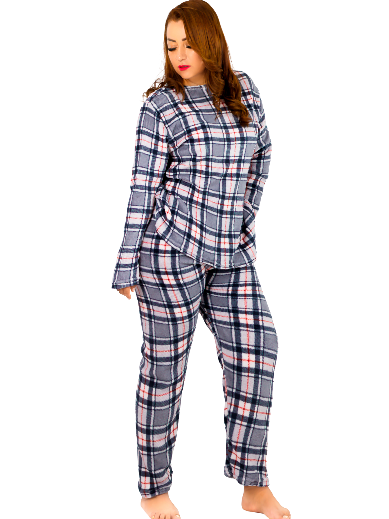 Foto 2 pulgar | Pijama Afelpada Mujer Polar Pij-055-2-mje D38 Pantalón Sudadera