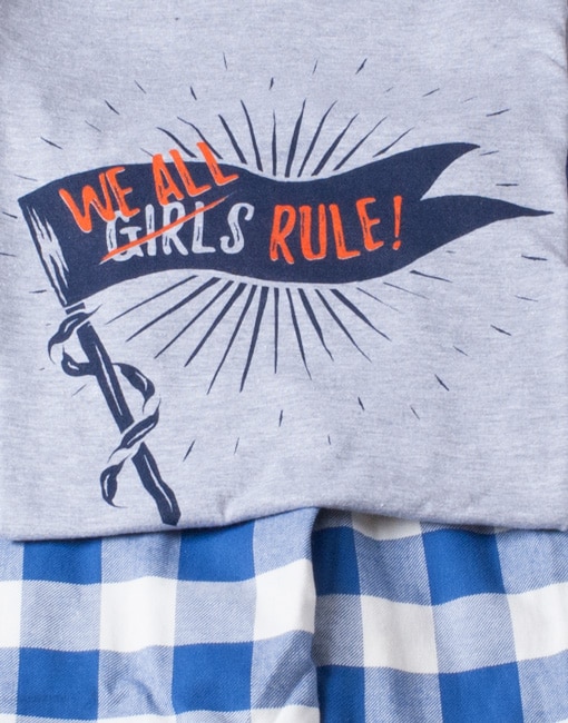 Foto 3 pulgar | Pijama Para Dama Manga Larga “we All Girls Rule!” Twins