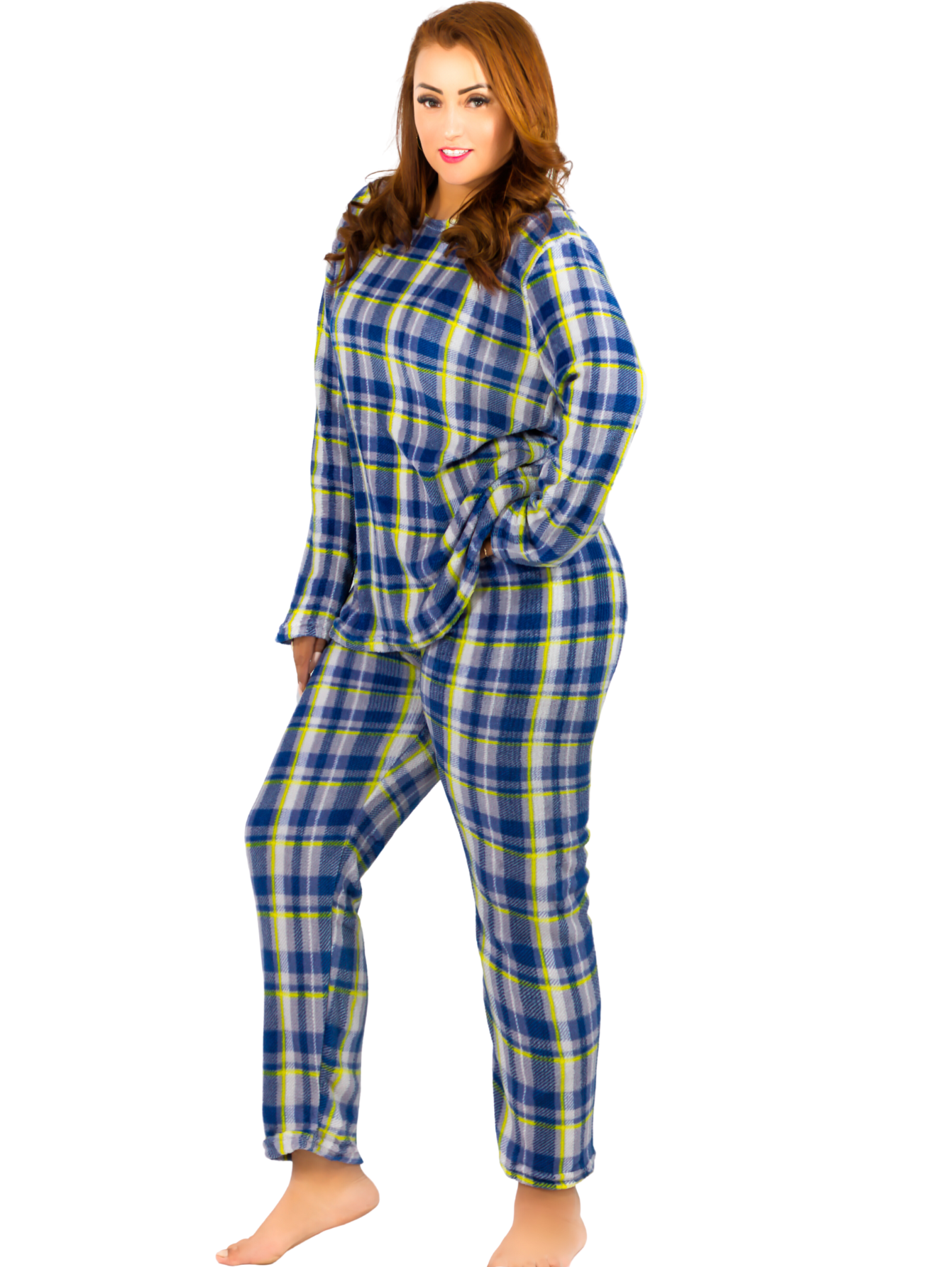 Foto 2 pulgar | Pijama Afelpada Mujer Polar Pij-055-2-mje D37 Pantalón Sudadera