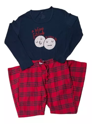 Foto 1 | Pijama Para Dama Manga Larga “a Besos Entiendo Aveces No” Twins