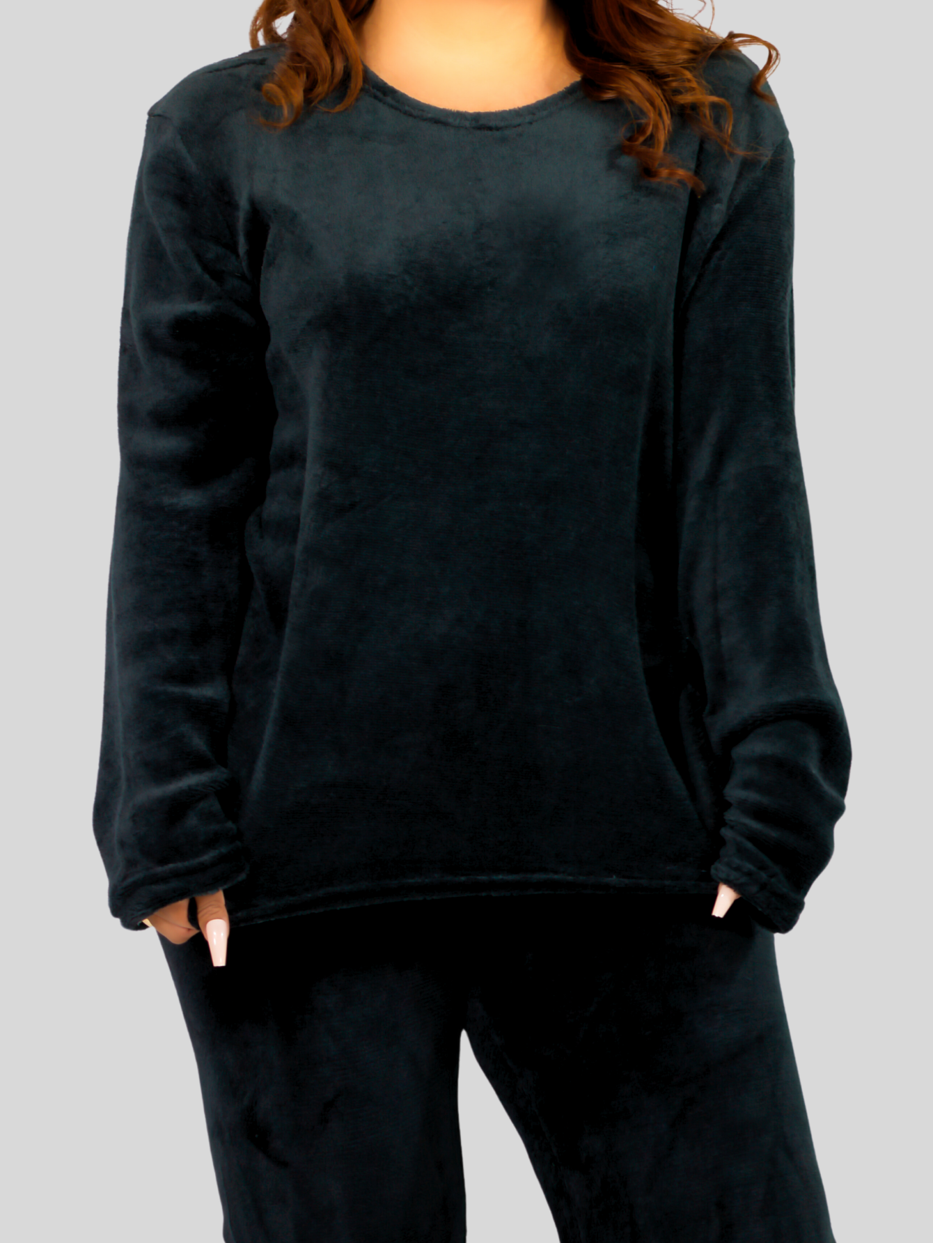 Foto 5 pulgar | Pijama Afelpada Mujer Polar Pij-055-2-mje D30 Pantalón Sudadera