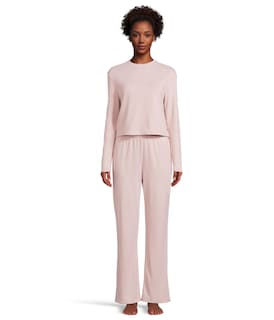 Foto 1 | Conjunto De Pijamas Ugg May Para Mujer, Color Rosa Ceniciento, Talla M - Venta Internacional.