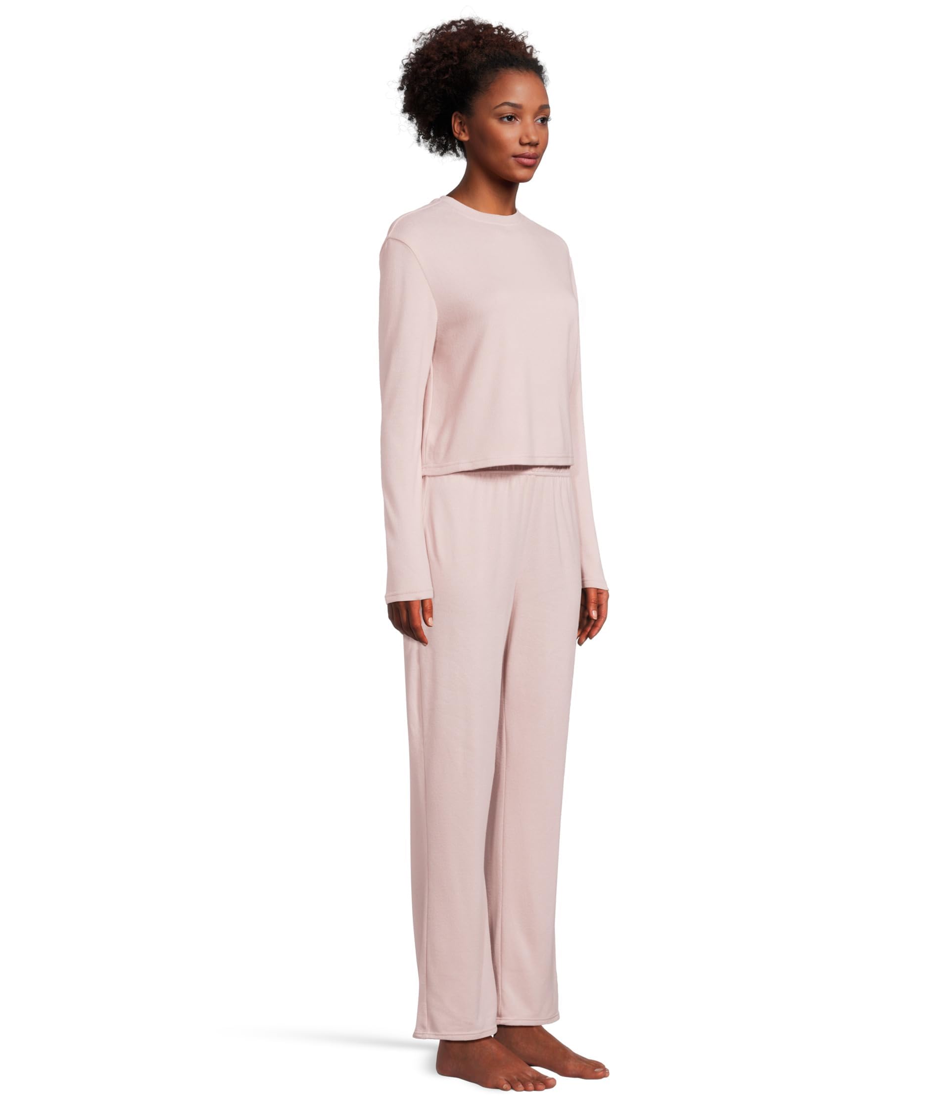 Foto 2 | Conjunto De Pijamas Ugg May Para Mujer, Color Rosa Ceniciento, Talla M - Venta Internacional.