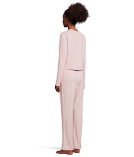 Foto 3 | Conjunto De Pijamas Ugg May Para Mujer, Color Rosa Ceniciento, Talla M - Venta Internacional.