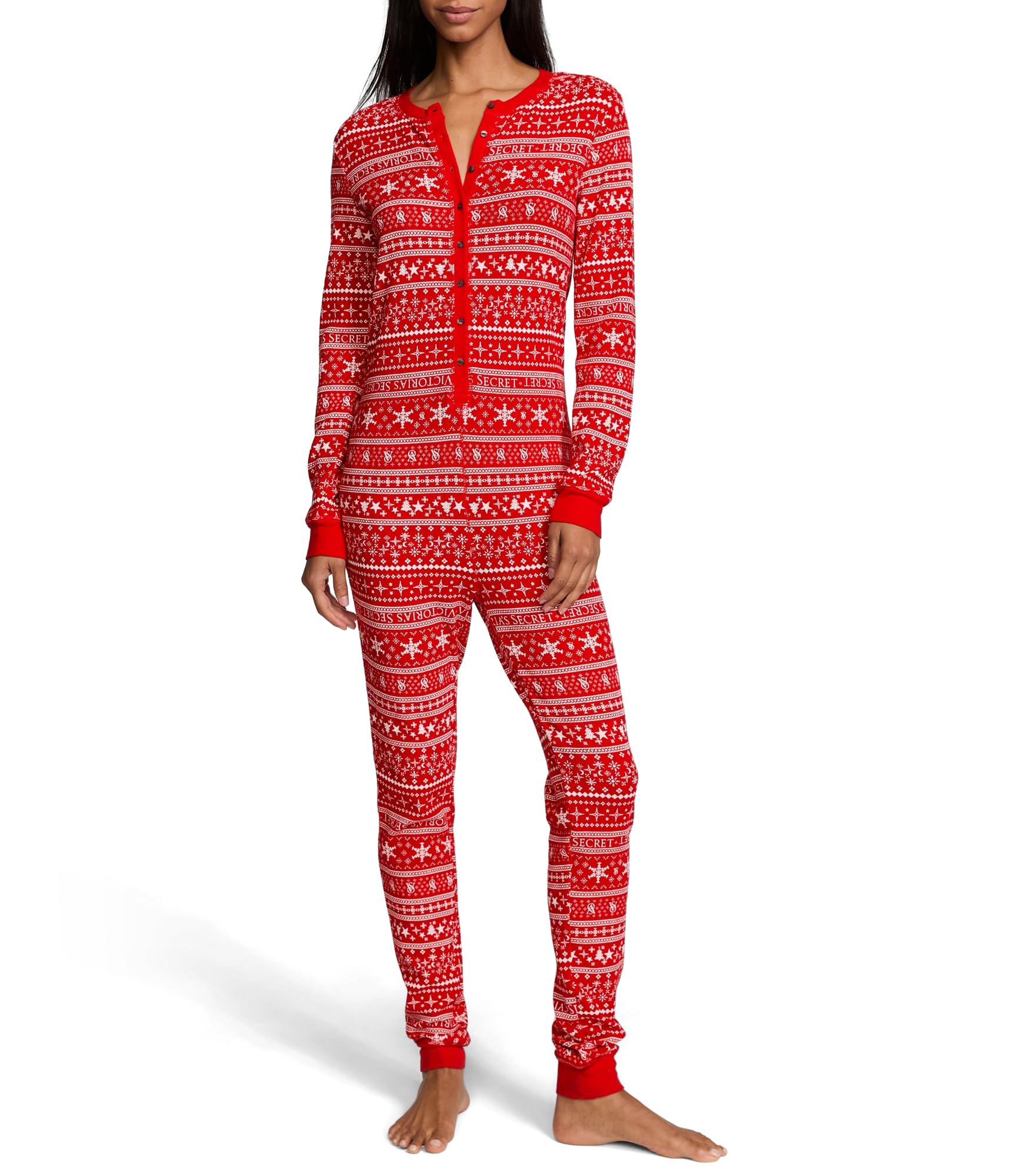 Foto 2 pulgar | Pijama Térmica De Manga Larga Victoria's Secret Para Mujer - Venta Internacional.