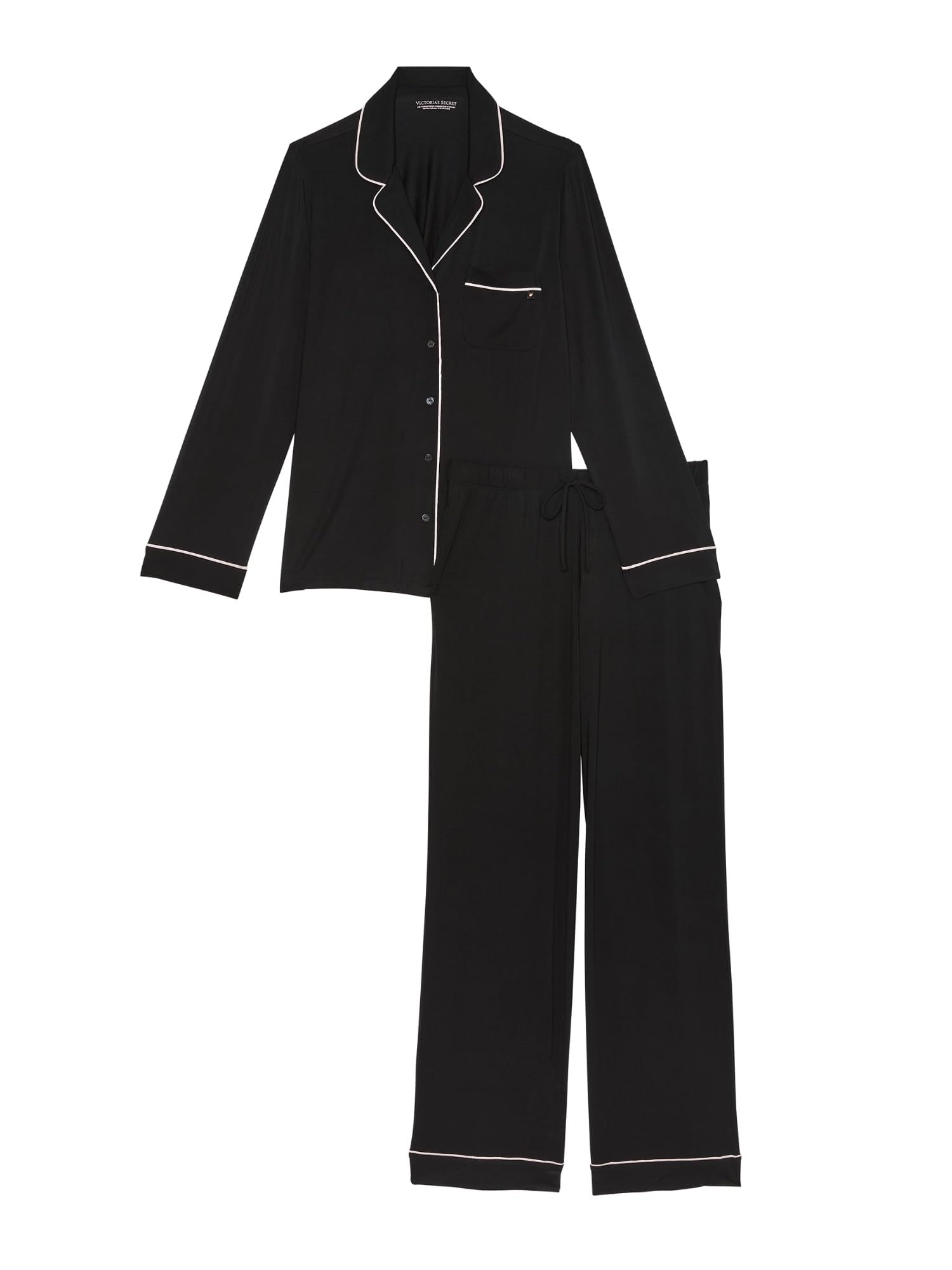 Foto 4 pulgar | Conjunto De Pijama Victoria's Secret Modal De Manga Larga Para Mujer - Venta Internacional.
