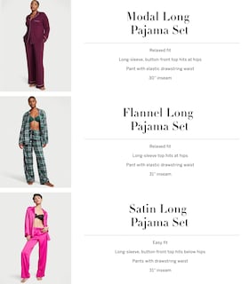 Foto 5 | Conjunto De Pijama Victoria's Secret Modal De Manga Larga Para Mujer - Venta Internacional.
