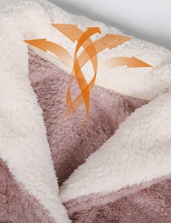 Foto 4 | Conjunto De Pijama Gihuo Para Mujer, De Forro Polar, Color Rosa Esponjoso - Venta Internacional.