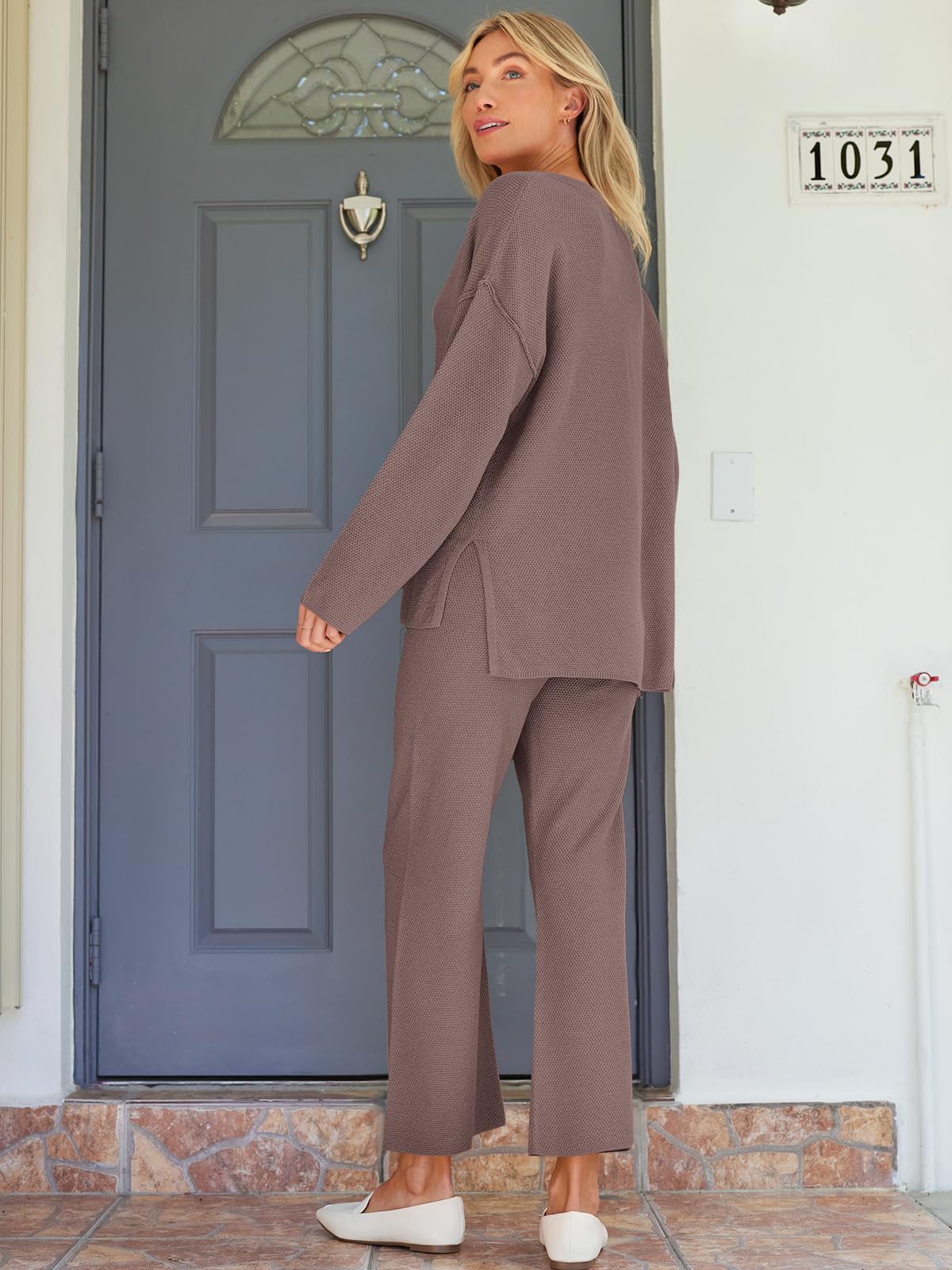 Foto 6 pulgar | Suéter Lounge Set Lillusory 2024 De Moda De Otoño Para Mujer - Venta Internacional.