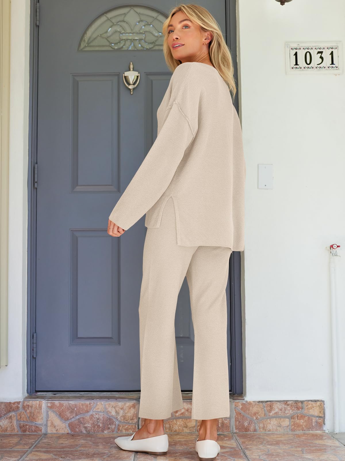 Foto 5 | Suéter Lounge Set Lillusory 2024 De Moda De Otoño Para Mujer - Venta Internacional.