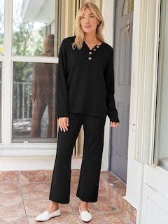 Foto 4 | Suéter Lounge Set Lillusory 2024 De Moda De Otoño Para Mujer - Venta Internacional.