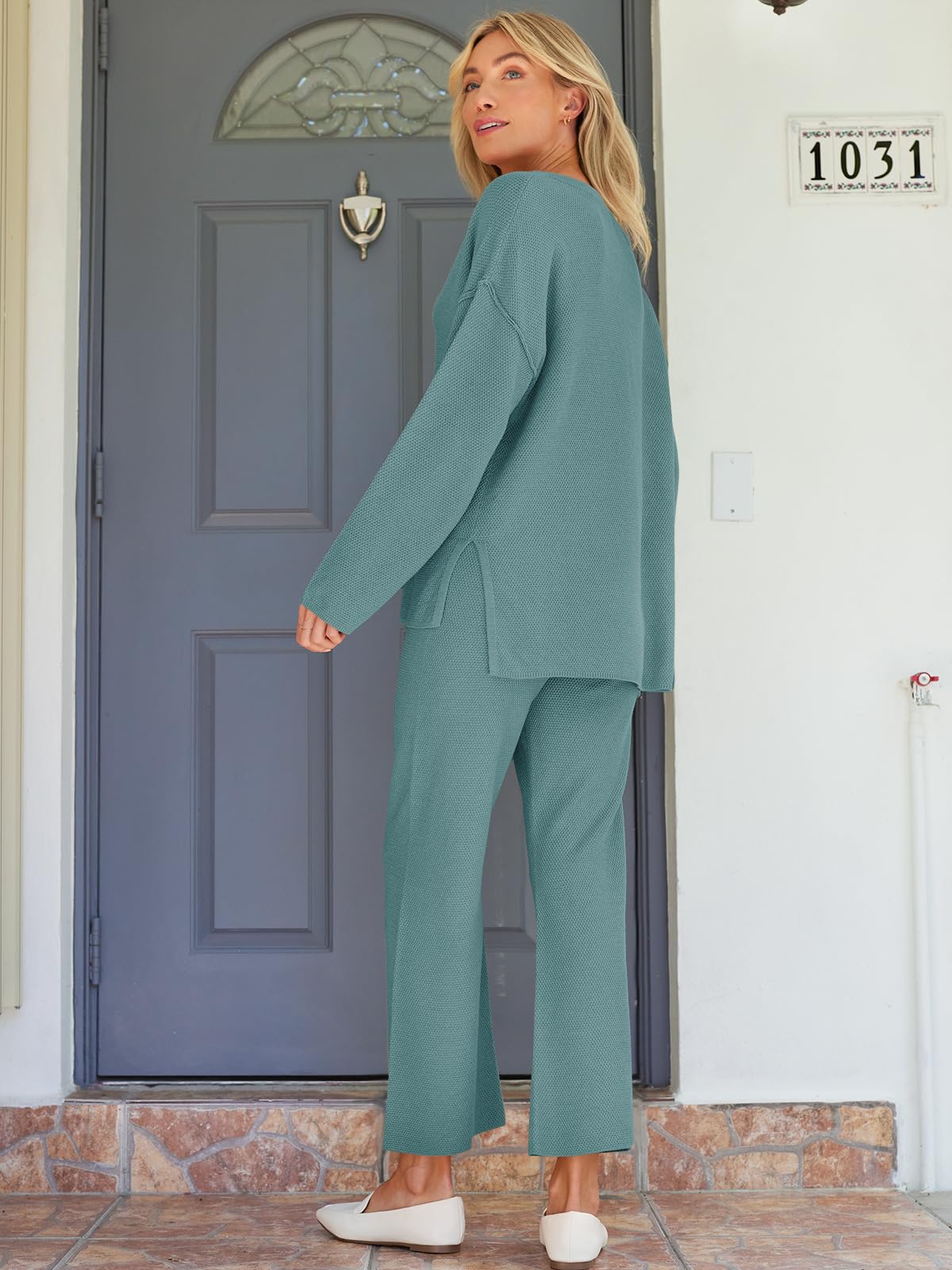 Foto 5 | Lounge Sets Lilusory, Suéter De Dos Piezas Para Mujer - Venta Internacional.