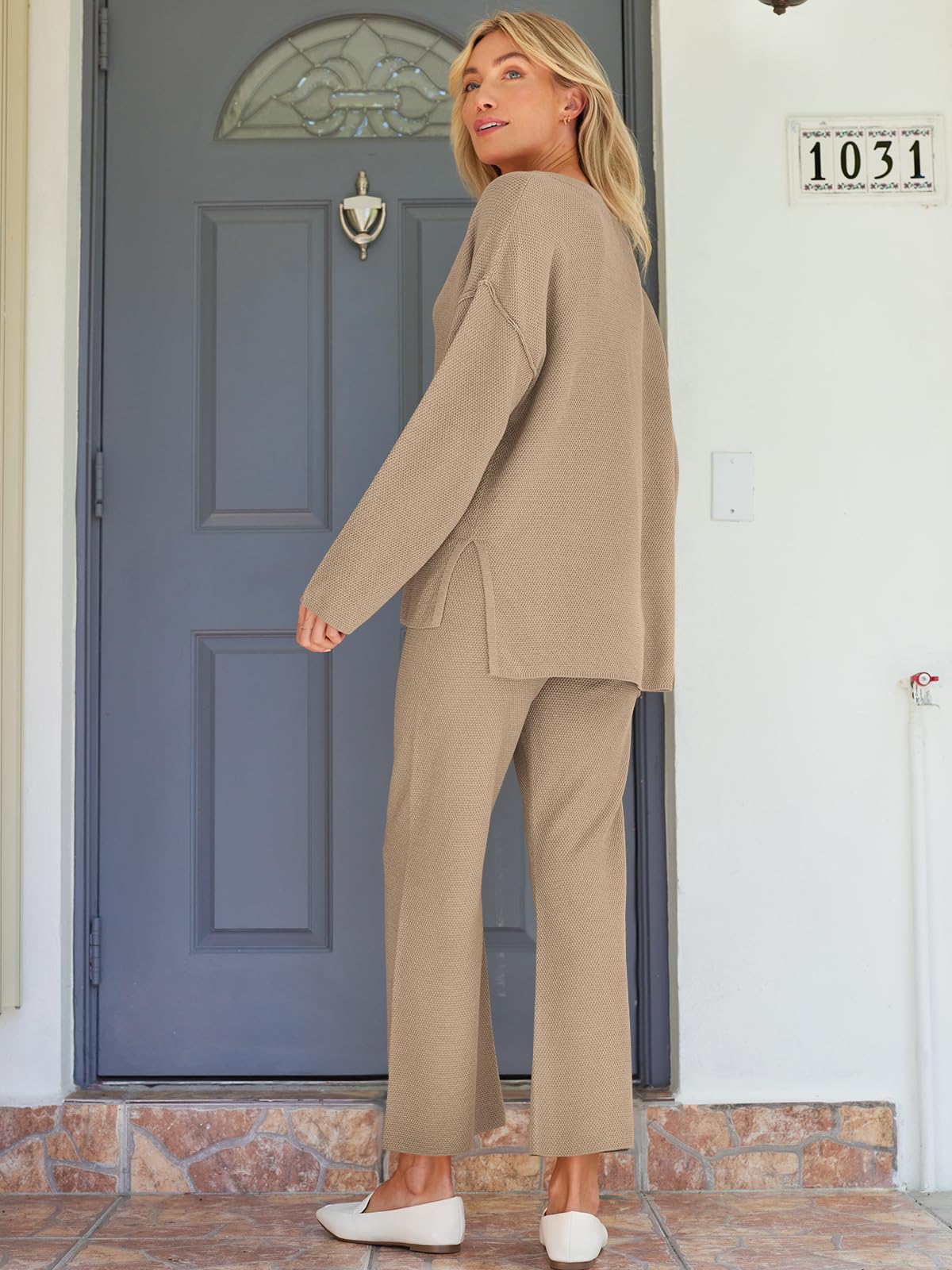 Foto 6 pulgar | Suéter Lounge Set Lillusory 2024 De Moda De Otoño Para Mujer - Venta Internacional.