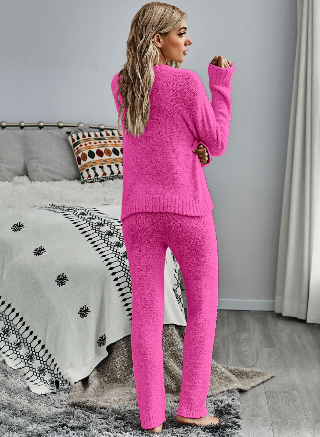 Foto 3 pulgar | Conjunto de Pijama Luvamia Manga Larga para Mujer - Venta Internacional