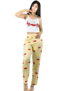 Foto 1 | Conjunto Pijama Mujer Blusa Y Pantalón Dama Pij-089 Diseño 6 Piyama Pyjama