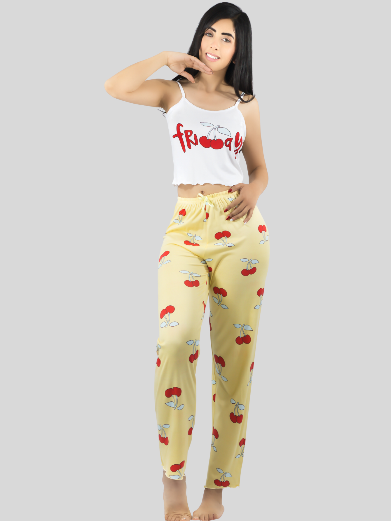 Foto 8 pulgar | Conjunto Pijama Mujer Blusa Y Pantalón Dama Pij-089 Diseño 6 Piyama Pyjama