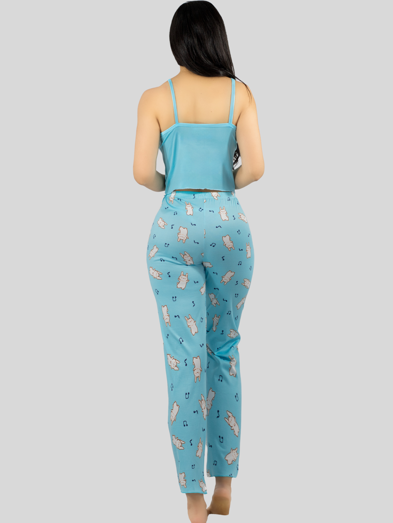 Foto 4 pulgar | Conjunto Pijama Mujer Blusa Y Pantalón Dama Pij-089 Diseño 4 Piyama Pyjama