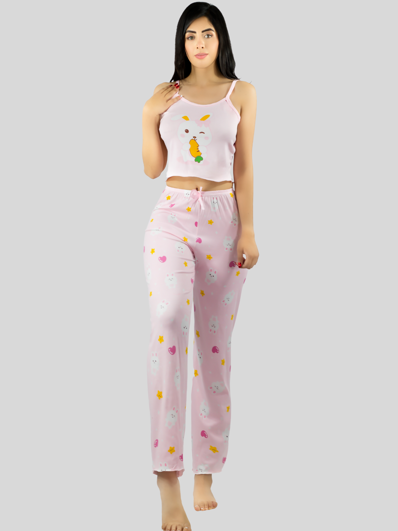 Foto 8 pulgar | Conjunto Pijama Mujer Blusa Y Pantalón Dama Pij-089 Diseño 3 Piyama Pyjama