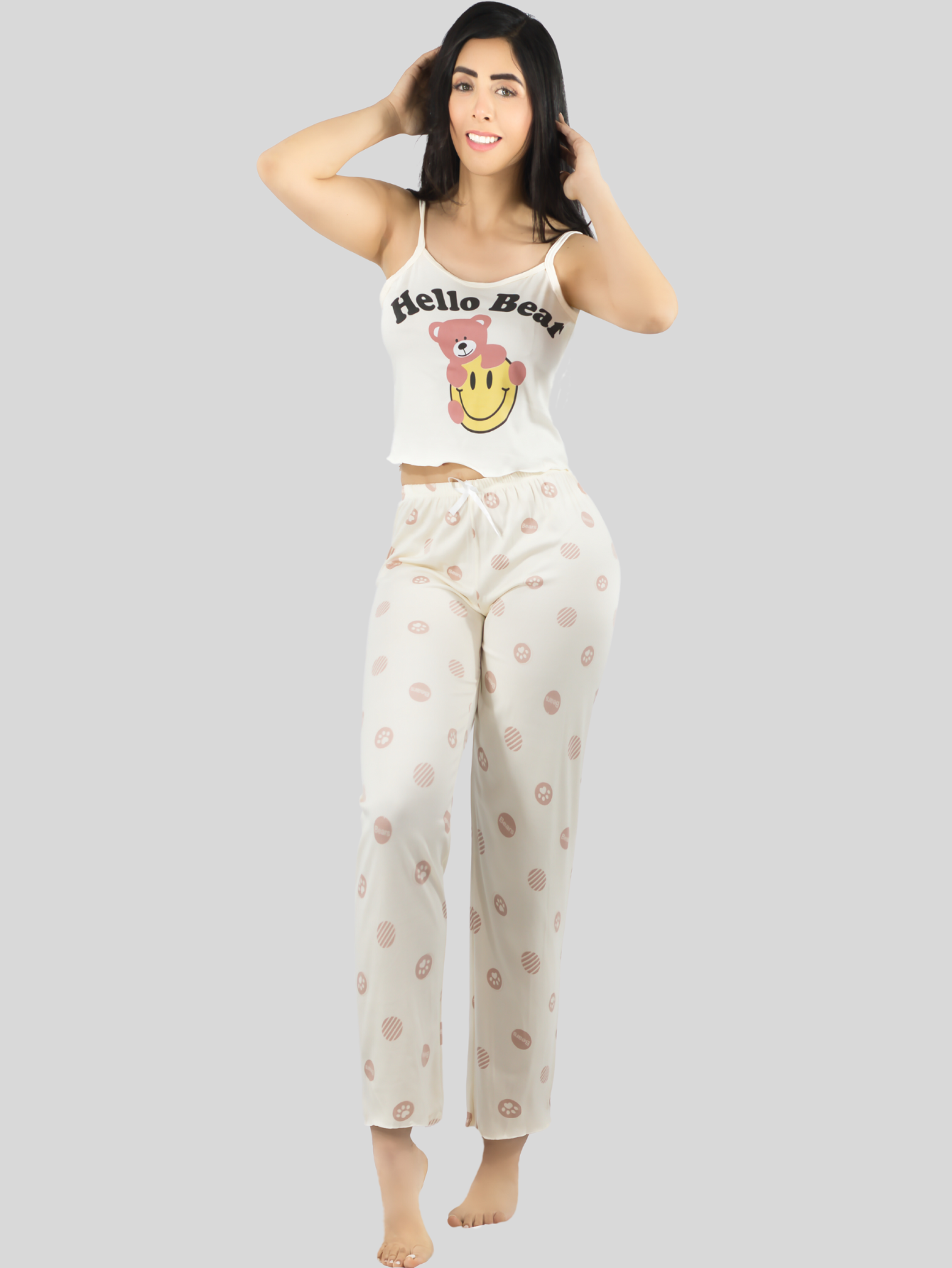 Foto 3 pulgar | Conjunto Pijama Mujer Blusa Y Pantalón Dama Pij-089 Diseño 2 Piyama Pyjama