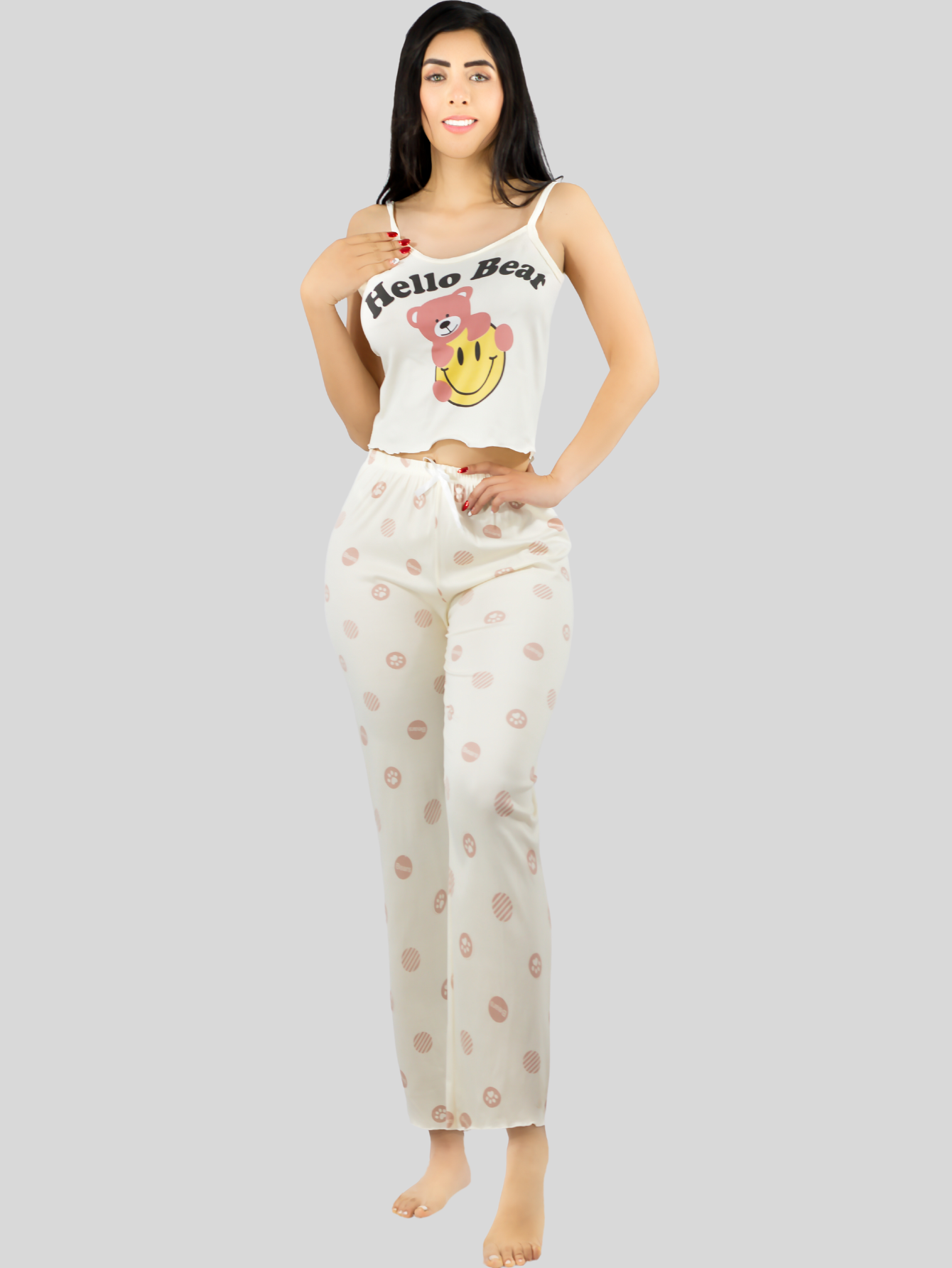 Foto 8 pulgar | Conjunto Pijama Mujer Blusa Y Pantalón Dama Pij-089 Diseño 2 Piyama Pyjama