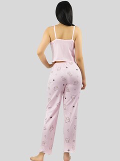 Foto 3 | Conjunto Pijama Mujer Blusa Y Pantalón Dama Pij-089 Diseño 5 Piyama Pyjama