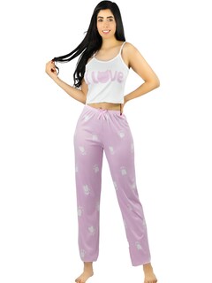 Foto 1 | Conjunto Pijama Mujer Blusa Y Pantalón Dama Pij-089 Diseño 7 Piyama Pyjama