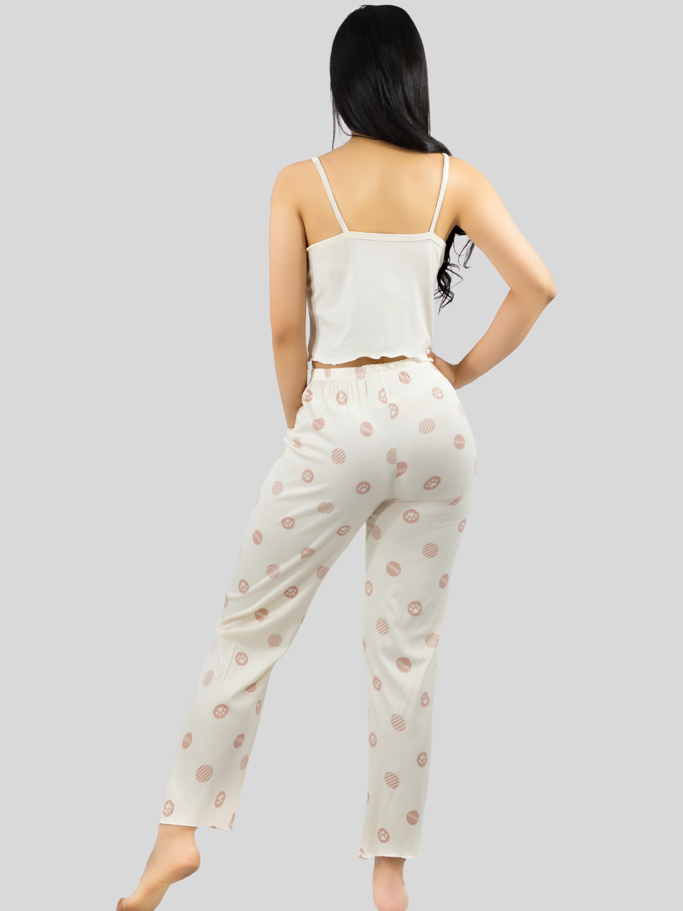 Foto 4 pulgar | Set De 2 Conjunto Pijama Mujer Blusa Y Pantalón Dama Pij-086-px2 Variedad De Diseños Piyama Pyjama
