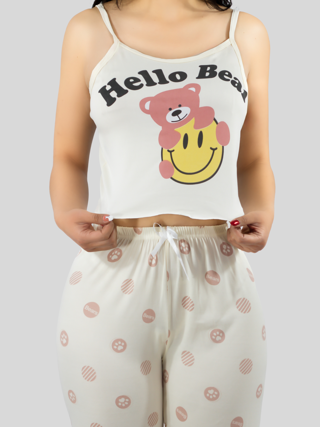 Foto 5 pulgar | Set De 2 Conjunto Pijama Mujer Blusa Y Pantalón Dama Pij-086-px2 Variedad De Diseños Piyama Pyjama