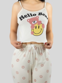 Foto 4 | Set De 2 Conjunto Pijama Mujer Blusa Y Pantalón Dama Pij-086-px2 Variedad De Diseños Piyama Pyjama