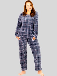 Foto 7 | Set de 2 Pijamas Afelpadas Polar Pantalón PIJ-055-2 Variedad de Diseño para Mujer