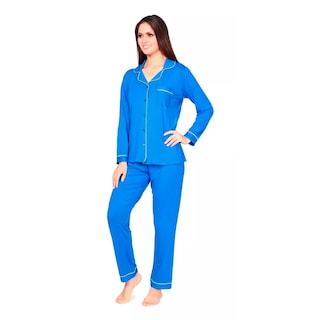 Foto 2 | Pijama con Pantalón y Camiseta Manga Larga WHISPERS Azul