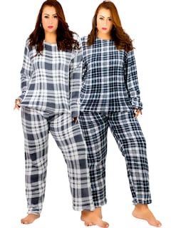 Foto 1 | Set de 2 Pijamas Afelpadas Polar Pij-055-2 para Mujer