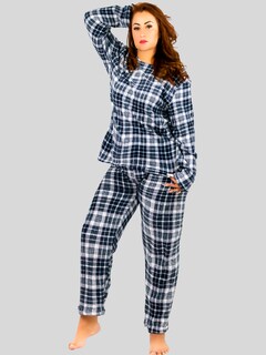 Foto 5 | Set de 2 Pijamas Afelpadas Polar Pij-055-2 para Mujer