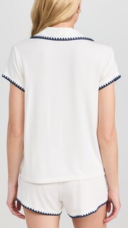 Foto 3 | Conjunto De Pijama Eberjey Frida The Whip Stitch Short Para Mujer - Venta Internacional.