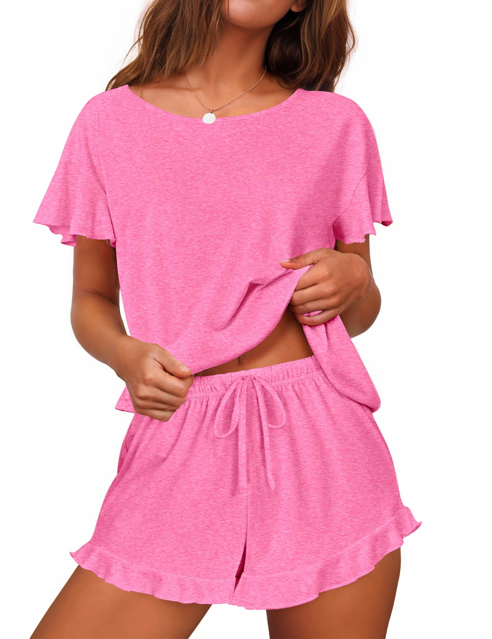 Foto 2 pulgar | Pijama Ekouaer Rosa para Mujer - Venta Internacional