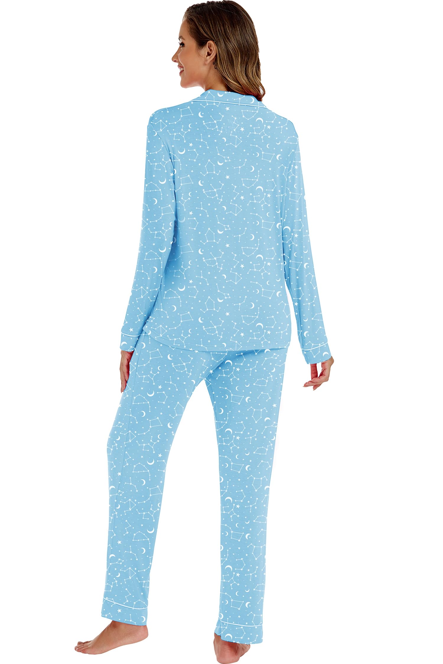 Foto 7 pulgar | Pijama Lubot para Mujer Viscosa Bambú Star Moon - Venta Internacional