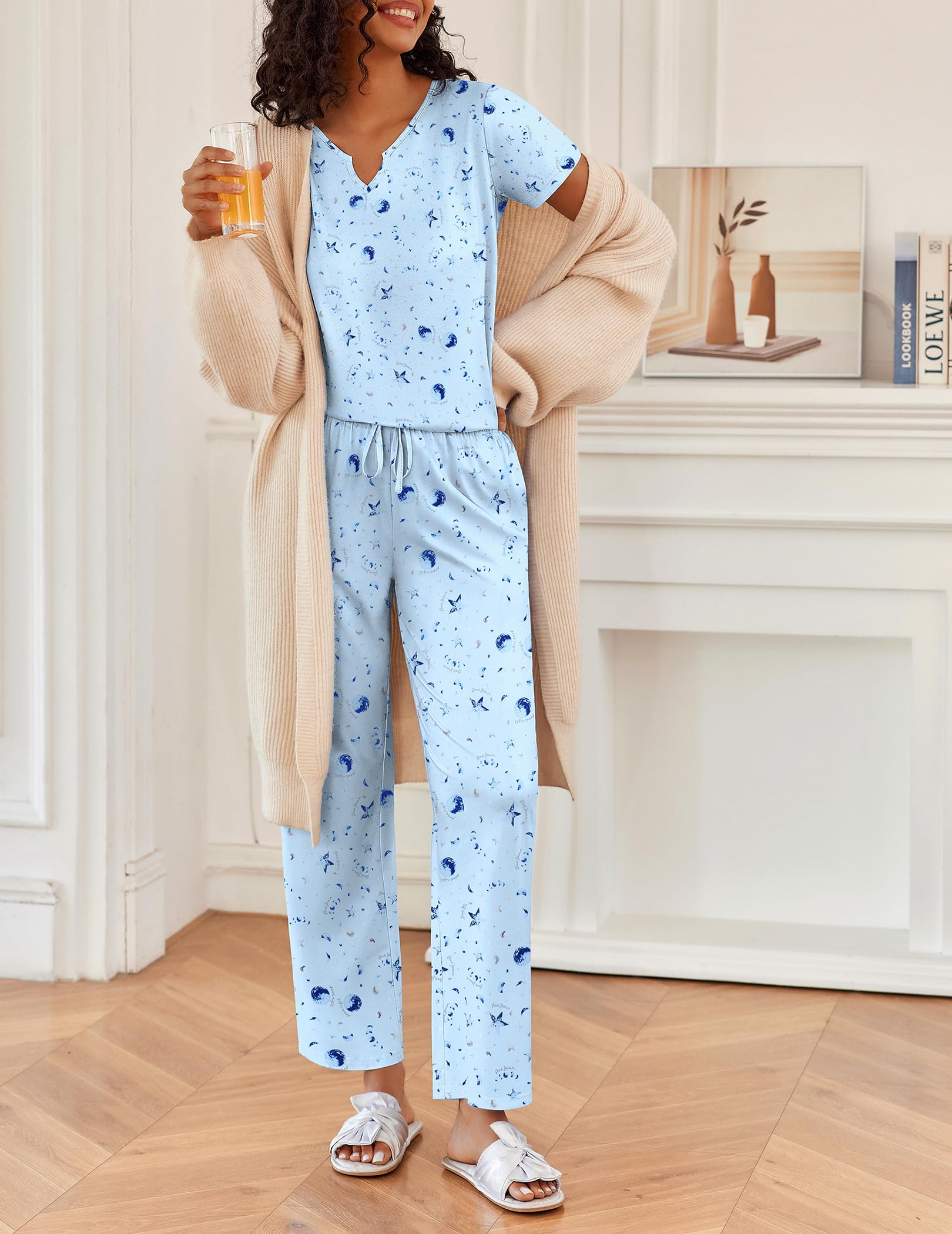 Foto 4 pulgar | Pijama Ekouaer para Mujer-Venta Internacional