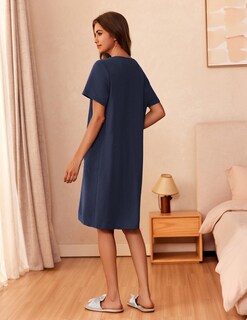 Foto 2 | Albornoz Ekouaer De Punto Gofrado Con Cremallera, Manga Corta, Para Mujer - Venta Internacional.
