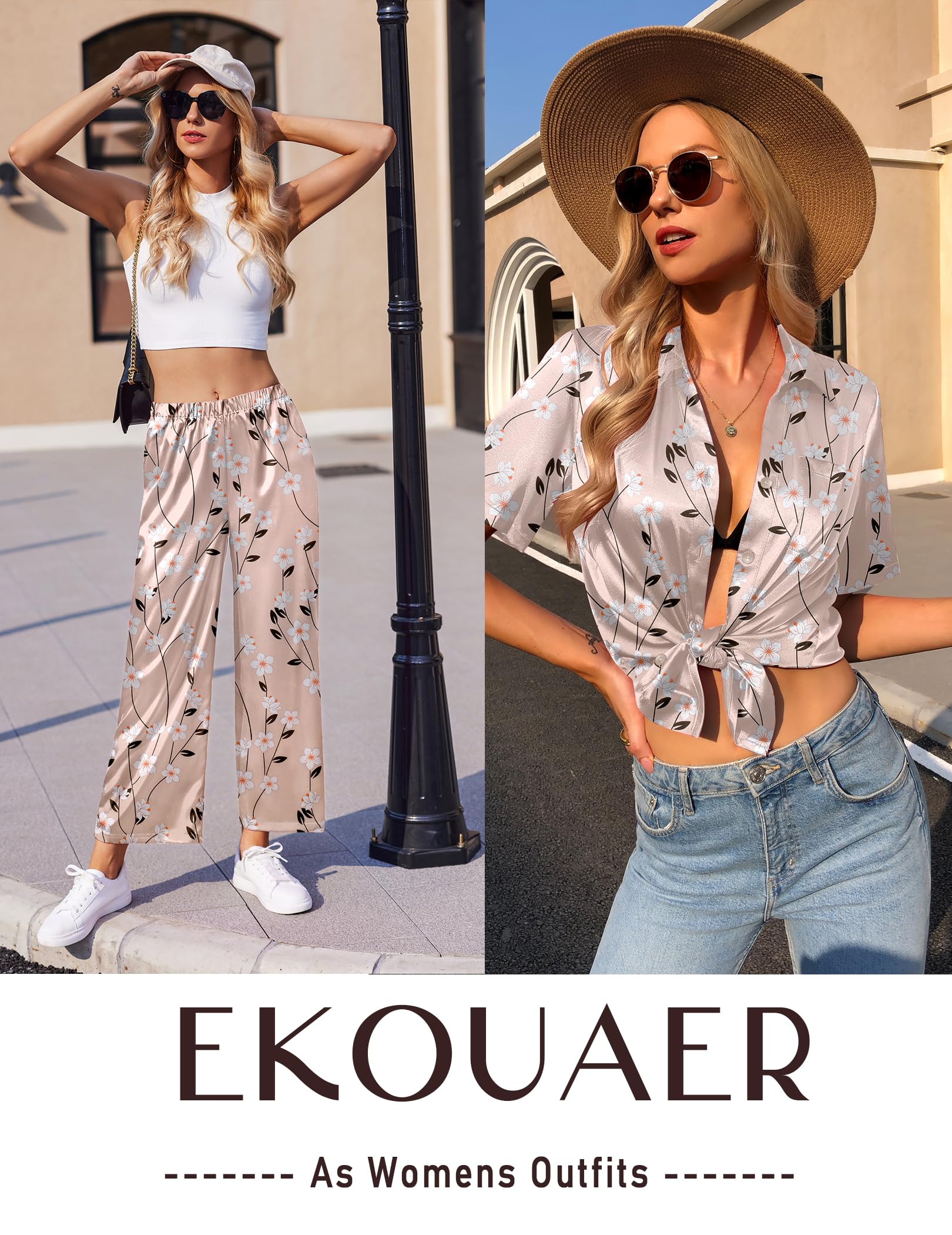 Foto 5 pulgar | Pijama Ekouaer para Mujer-Venta Internacional